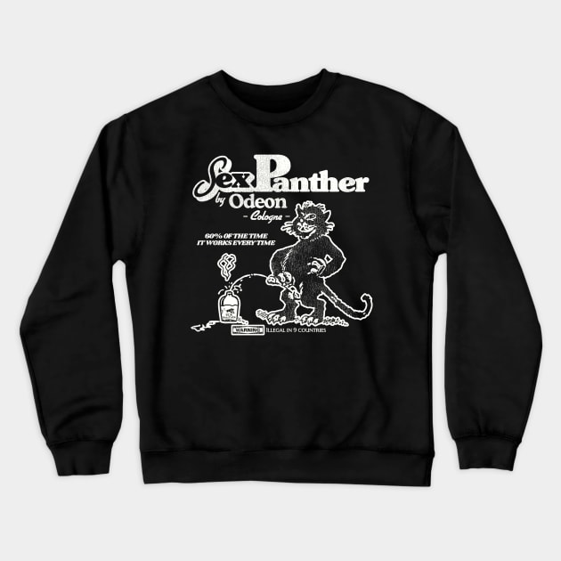 Sex Panther by Odeon B/W Crewneck Sweatshirt by darklordpug